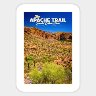 Apache Trail Scenic Drive View Sticker